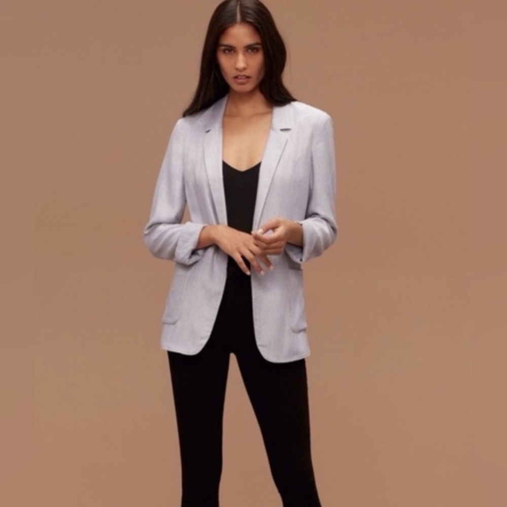 Talula Women's Lilac Casual Blazer